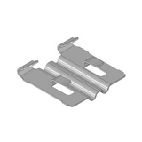 Rácsos kábeltálca összekötő élütközős dugaszolós galván/elektrolit horganyzott 51mm DZRS KOPOS